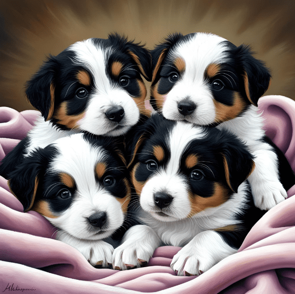 Aussie Puppies dogs