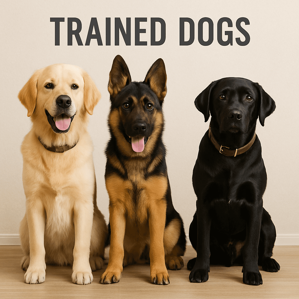 TRAINED DOGS TRAINED DOGS FOR SALE